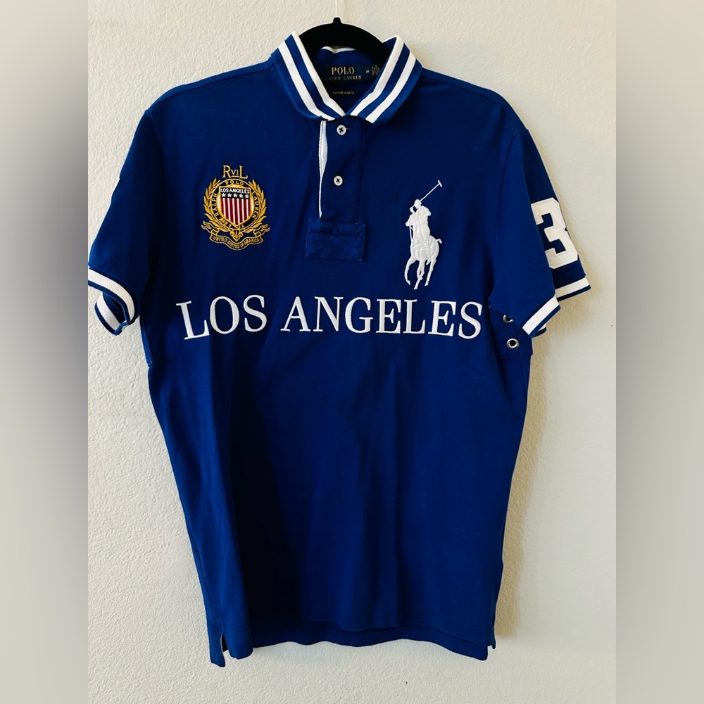Ralph Lauren Blue Polo Shirt for Men
